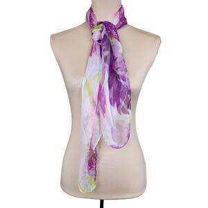 Floral Sheer Scarf